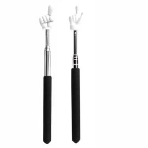 텔레스코픽 교사용 포인터 확장형 핸드 포인터 스틱 미니 교실용 손가락 포인터 스틱 초등학교 유치원용