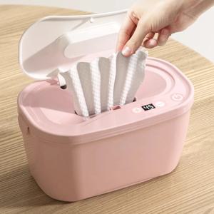 아기 물티슈 워머 일정 온도 유지 히팅 박스 대용량 안전한 PP 소재 수분 유지 휴대용 디자인 안전 버클