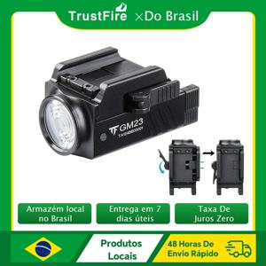 Trustfire GM23 전술 Led 손전등 800LM USB 충전식 퀵 릴리스 조명 GL & 20mm Picatinny Rail Tauru TX2