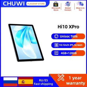 CHUWI Hi10X Pro 4GB RAM 128GB ROM 10.1인치 태블릿 4G LTE Widevine L1 Unisoc T606 태블릿 PC 2.4G/5G 와이파이 안드로이드 13 7000mAh 배터리