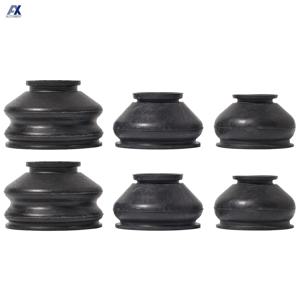 6x 범용 볼 조인트 턴로드 고무 부츠 더스트 커버 교체 컨트롤 암 프로텍터 자동차 서스펜션 스티어링 액세서리