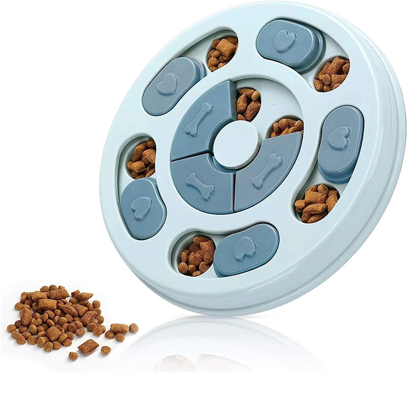 애완동물 급식기 강아지 교육용 장난감 지능 향상 음식 디스펜서 인터랙티브 교육용 급식 장난감