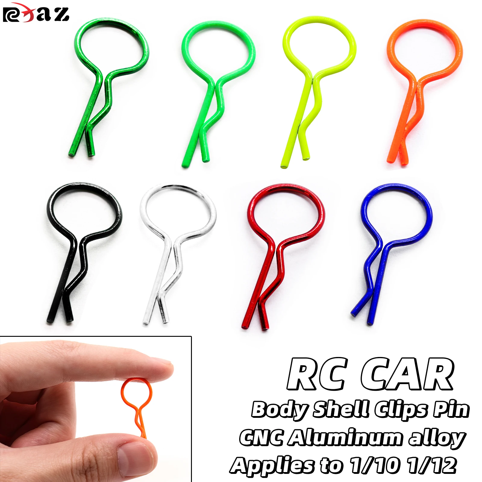 RCXAZ RC 자동차 바디 쉘 클립 핀 버클 1/10 1/12 Traxxas Hsp Redcat Rc4wd Tamiya Axial scx10 D90 Hpi RC 자동차 부품 Accs