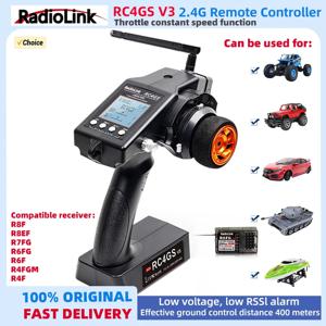 RadioLink RC4GS V3 2.4G 4CH 5CH 7CH 400M 거리 원격 컨트롤러 송신기 R6Fg 자이로 RC 자동차 보트 용 수신기 내부