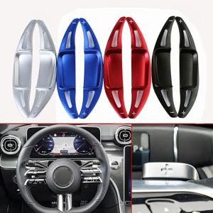 메르세데스 벤츠 용 시프터 패들 2022-2024 A B C E 클래스 W206 W223 C180 C220d GLC EQE EQS 자동차 스티어링 휠 DSG 시프트 익스텐션