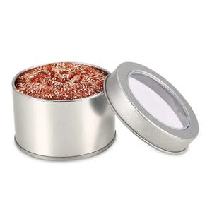 구리 와이어 청소 볼 철 펜촉 납땜 폐기물 흡수 철 펜촉 클리너 디 솔더링 강철 와이어 볼