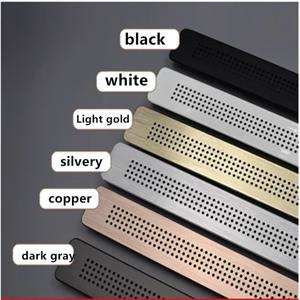 알루미늄 합금 통기성 메쉬 직사각형 플랫 환기 후드, 옷장, 신발 캐비닛, 장식 환기 그릴, 1 개