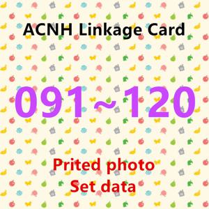 NFC 프린팅 카드 작업, NS 게임 시리즈 1 및 2 표준 카드, ACNH NTAG215, 091-120