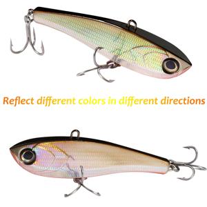 GOBAIT 진동 하이 피치 VIB 10g 17g 34.5g 싱킹 펜슬 루어 롱 캐스팅 낚시베이스 Pesca Swimbait Hook 실리콘 미끼