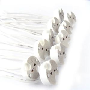 5-200 개/몫 MR16 MR11 GU5.3 G5.3 G4 램프베이스 커넥터 케이블 램프 소켓베이스 MR16 램프 피팅 고정 홀더 15cm 실리콘 케이블