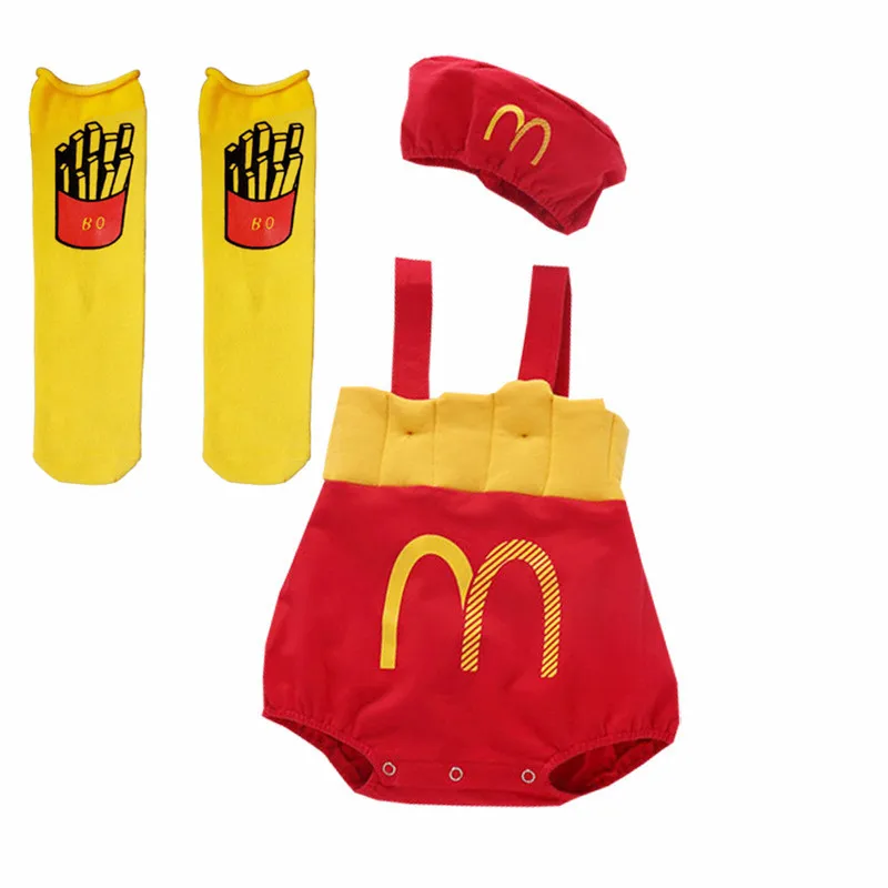 유아 아기 옷 소녀 소년 Onesie 0-3T 바디 슈트 양말과 모자 신생아 한 달 및 첫해 축하 사진 의상