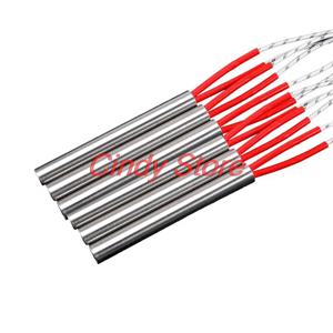 1PCS 금형 카트리지 히터 가열 요소 원통형 관형 6mm/8mm/10mm 튜브 AC220V 30W-500W
