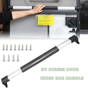 RV 스크린 도어 크로스 바 핸들은 견고하고 안전한 미끄럼 방지 그립으로 21-5/8인치에서 28-5/8인치까지 조절 가능