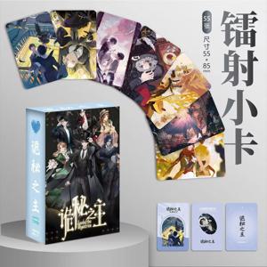 55 개/대 신비의 제왕 레이저 Lomo 카드 Klein Moretti 캐릭터 Cthulhu Glyphs HD 포토 카드 팬 선물