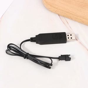 항공기 부품 RC 쿼드콥터 장난감 항공기 액세서리 3.7V 리튬 배터리 충전기용 USB 충전 케이블 SM-2P 전방향 RC 자동차