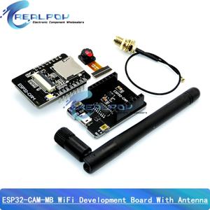 ESP32-CAM WiFi 모듈 2.4G 안테나 ESP32 직렬 WiFi ESP32 CAM 개발 보드 OV2640 카메라 모듈이있는 5V Bluetooth DIY