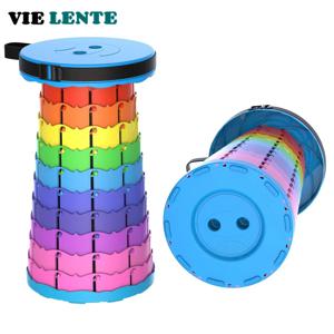 두꺼운 여행 야외 무지개 개폐식 접이식 의자, 고속철도 및 기차 휴대용 개폐식 의자, 야외 의자