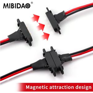 RC 모델 자동차 비행기 드론용 MIBIDAO 마그네틱 스냅온 JR/ZH1.5 연장 케이블