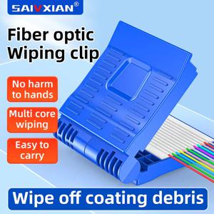 SAIVXIAN 광섬유 청소 면 광섬유 물티슈 먼지 제거 청소 도구 빈 알코올 병 세트