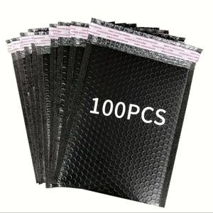 100Pcs 버블 메일러 봉투 우편 배송 포장 소규모 비즈니스 용품 셀프 씰 버블 방수 익스프레스 봉투