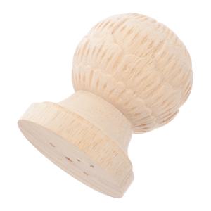 나무 계단 파인애플 장식 조각된 나이블 포스트 캡 클래식 유럽 스타일 침대 기둥 교체용 가구 장식