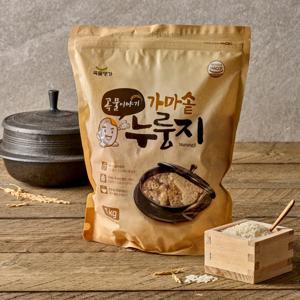 국내산 쌀눈쌀 가마솥 누룽지 1kg +1kg [총 2봉]