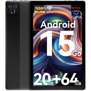 안드로이드 15 태블릿 10인치 OS GMS 인증 태블릿 1.8GHz 5코어 20GB RAM 64GB ROM 1TB 확장 WiFi 6 블루투스 5.4 듀얼 카메라