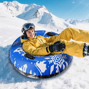 추위에 강한 PVC 어린이 및 성인용 스노우 파이프, 두꺼운 고강도 스노우 파이프, 청소년 야외 썰매에 적합