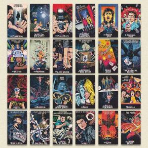 72피스 스트레인저 씽즈 인스턴트 필름 컬렉션 마이크로빈낸시스티브 만화 스타일 포스터 커버 로모 카드