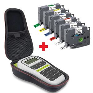 UniPlus 운반 케이스 Brother PT PT-H110 PT H110 PT-H100 하드 휴대용 포장 가방 상자 12mm 라벨 테이프 231 131 631