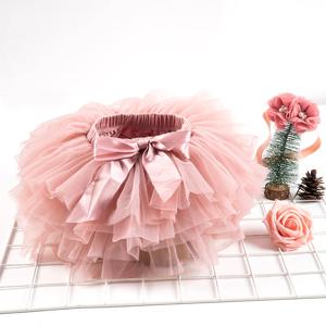 아기 소녀 Tulle 투투 Bloomers 유아 신생아 기저귀 커버 2pcs 짧은 스커트 + 머리띠 세트 소녀 스커트 레인보우 베이비 스커트