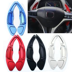 Honda Civic 2009-2012 Fit CR-V 2009-2013 City 2008 자동차 스티어링 휠 패들 시프트 확장 확장 시프터 알루미늄 2PCS