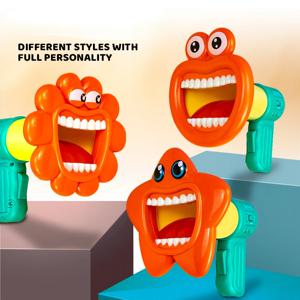 새로운 큰 입 재미 있은 확성기 녹음 장난감 어린이 음성 체인저 어린이 스피커 핸드 마이크 보컬 장난감 앰프 레코더