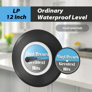 LP 비닐 레코드 클리너 클램프 비닐 레코드 라벨 보호기 보호기 7-12 인치 EPs LP 용 핸들 사용이있는 방수 청소 도구