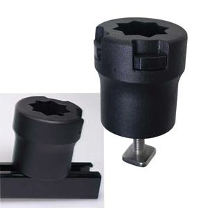 1 조각 카약 슬라이딩 기어 헤드 트랙 어댑터 카누 딩기 해양 보트 추적 레일 낚시 스타 마운트베이스 GPS 어군 탐지기