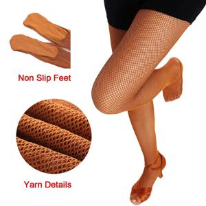 전문 하드 메쉬 스타킹 라틴 댄스 Fishnet 스타킹 경쟁 특별 팬티 스타킹 단독 미끄럼 방지 뼈 라인 옥스포드 양말