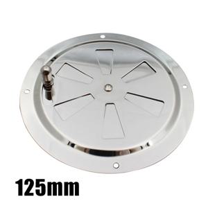 125mm 조정 가능한 에어 벤트 그릴 환기 그릴 원형 환기 그릴 배기 그릴 스테인레스 스틸 해양 액세서리