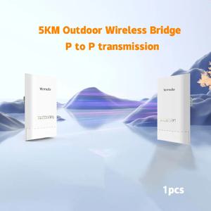 Tenda OS3 5KM 5GHz 867Mbps 실외 CPE 무선 5G WiFi 리피터 확장기 라우터 AP 액세스 포인트 Wi-Fi 브리지 p-p