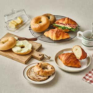 널담 고단백 배꼽 베이글 8개(플레인) 저당 비건 식물성 베이글