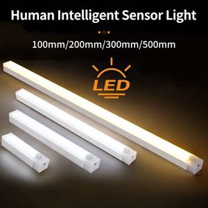 스마트 모션 센서 야간 조명 무선 Led 야간 조명 주방 캐비닛 옷장 침실 밤 램프 USB 충전식 룸 장식