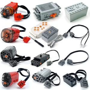 MOC 기술 부품 파워 기능 모터 멀티 도구 서보 트레인 모터 PF 8293 8883 빌딩 블록 어린이를 위한 교육용 장난감