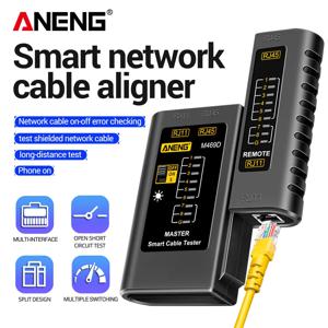 ANENG M469D 케이블 lan 테스터 네트워크 케이블 테스터 RJ45 RJ11 RJ12 CAT5 UTP LAN 케이블 테스터 네트워킹 도구 네트워크 수리