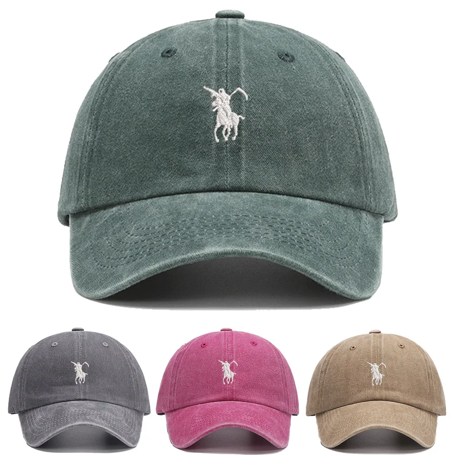 자수 디자인 잔인 사신 일본 야구 모자 남성 여성 부드러운 면화 부드러운 조절 sunbonnet 아빠 모자 모자 소년 소녀