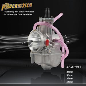 오토바이 기화기 플랫 커튼 케이힌 PWK 28 30 32 34mm 125cc-350cc 스쿠터 2T 4T ATV 더트 바이크 범용 부품