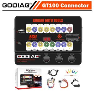 GODIAG 자동차 도구 OBDII 브레이크 아웃 박스 ECU 커넥터 OBDII 16 핀 프로토콜 감지기 브레이크 아웃 GT100