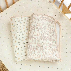 코튼 베이비 기저귀 교환 매트 빨 수있는 대형 기저귀 교환 패드 커버 방수 어린이 침대 시트 침구 항목