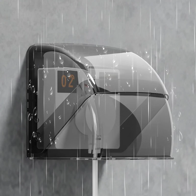 86형 야외 소켓 보호 커버 방수 욕실 전기 플러그 방수 전원 콘센트 박스 전기 안전용