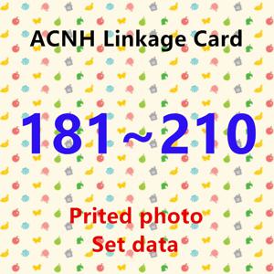 NFC 프린팅 카드 작업, NS 게임 시리즈 2 및 3 표준 카드, ACNH NTAG215, 181-210