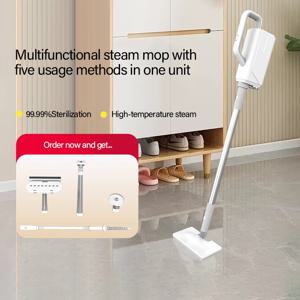 370ml 가정용 다기능 1500W 살균 및 진드기 제거 스팀 청소기 전기 스팀 걸레 220V EU 플러그