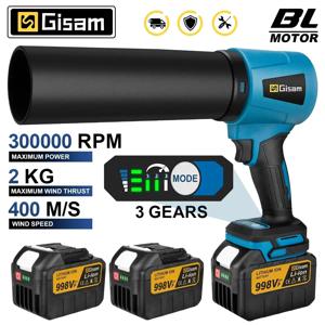 300000 RPM 400 메터/초 브러시리스 전기 송풍기 제트 팬 Makita 18V 배터리 핀용 휴대용 터보 리프 송풍기 먼지 불어 도구